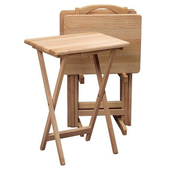 Winsome Alex 5-Pc Snack Table Set, Natural