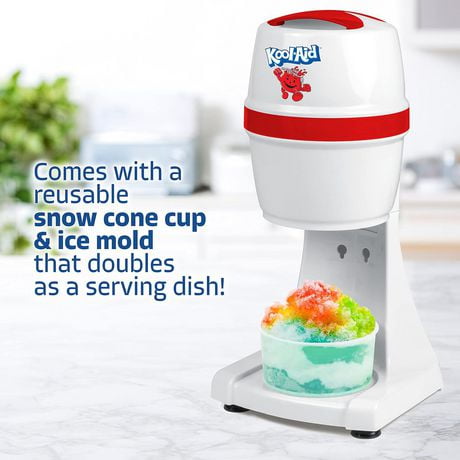 Kool-Aid Shaved Ice & Snow Cone Maker, Red, Ice Shaver