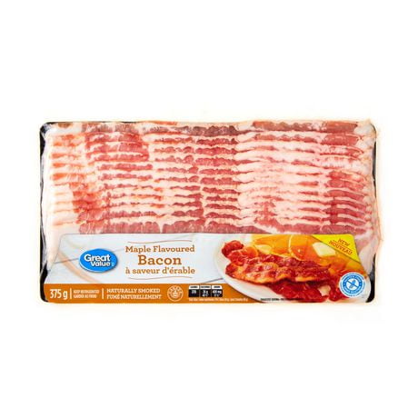 Great Value Maple Flavoured Bacon, Great Value maple bacon