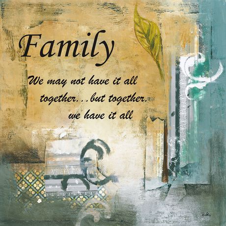 Laila's Inc Art Piece Printed on Canvas - Family | Walmart Canada