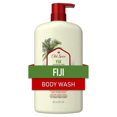 Old Spice Body Wash for Men Fiji with Palm Tree Scent Inspired by Nature, 887 mL