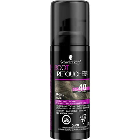 Schwarzkopf Root Retoucher Temporary Root Cover Spray, Brown, 120 g