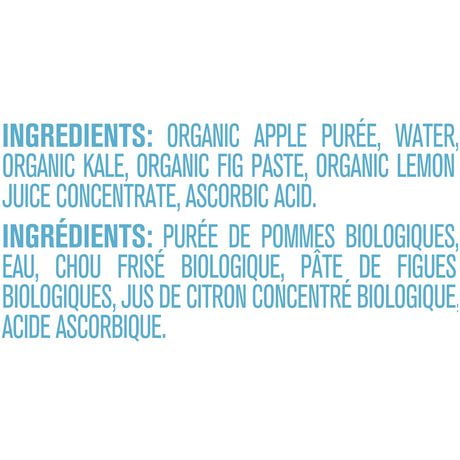 Puree Gerber Biologique Pomme Chou Frise Figue Aliment Bebe 128 Ml Walmart Canada