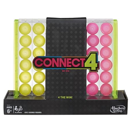 Connect 4 Neon Pop Board Game