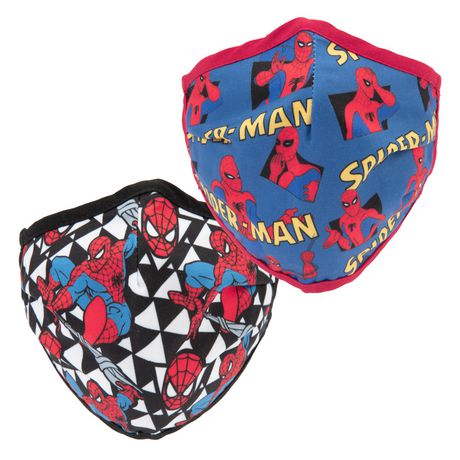 2Pc Pack Spider-Man Adult Washable Mask - Non-Medical | Walmart Canada