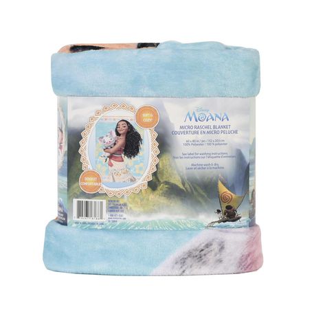 Disney Moana Micro Raschel Blanket | Walmart Canada