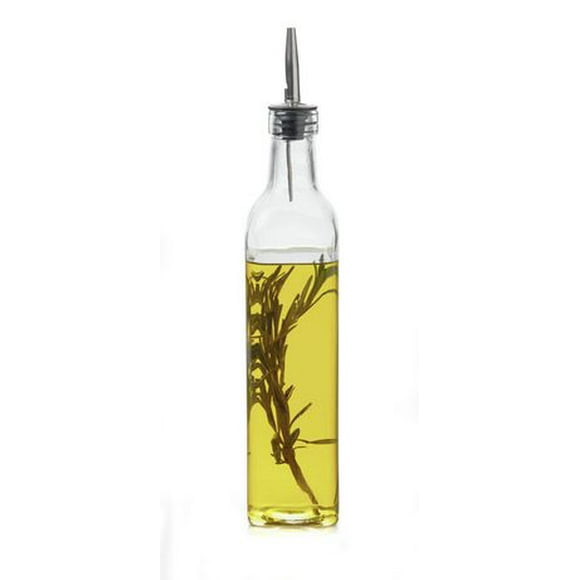 Glass Oil/Vinegar bottle, 16.9 oz