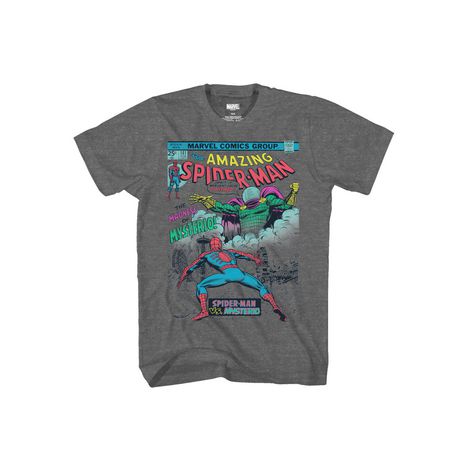 Mens Marvel Spiderman Vs Mysterio T-Shirt | Walmart Canada