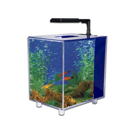 Aquarium de bureau 2 gallons Prism de Penn Plax