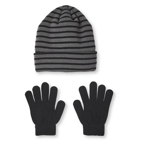 George Boys' Striped Hat and Gloves Set | Walmart Canada