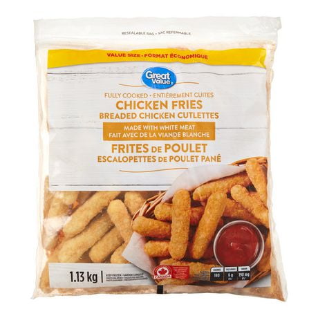 Great Value Breaded Chicken Fries | Walmart Canada