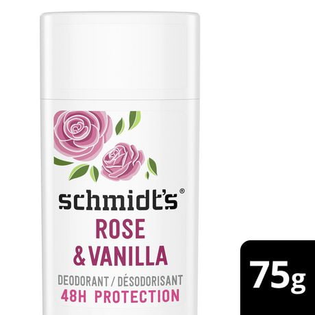 Schmidt's  Rose & Vanilla Natural Origin Deodorant, 75 g Deodorant