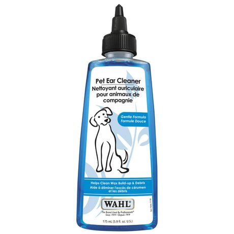 Wahl Dog Ear Cleaner, Cleans wax build-up, debris
