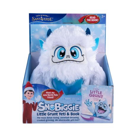 Elf on the Shelf – SnoBiggie - Little Grunt Plush Yeti & Book