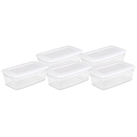 Sterilite 5.7 Liter White Boxes - Walmart.ca