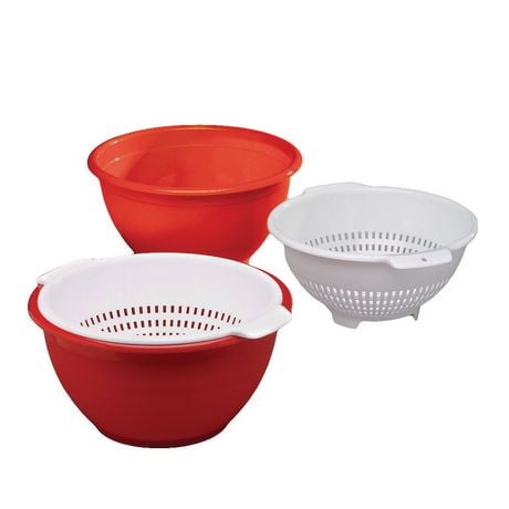 Mainstays 2-Piece Bowl Colander Set - Walmart.ca