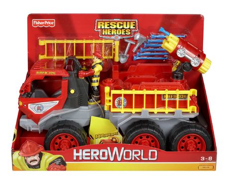 fisher price rescue heroes fire truck