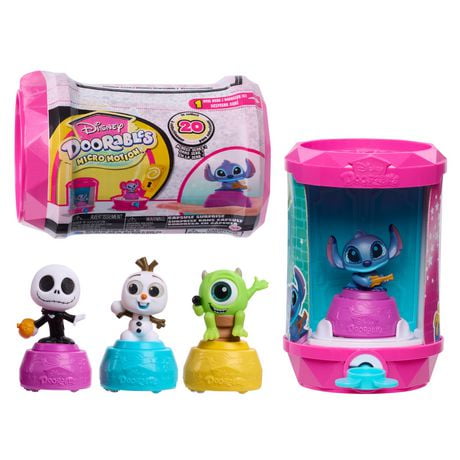 Disney Doorables Micro Motion Capsules, Surprise 1.5-inch Micro Motion Collectible Figurine, Disney Doorables Micro Motion Capsules