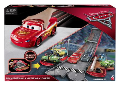 Disney Pixar Les Bagnoles 3 Coffret De Jeu Flash Mcqueen Transformable Walmart Canada