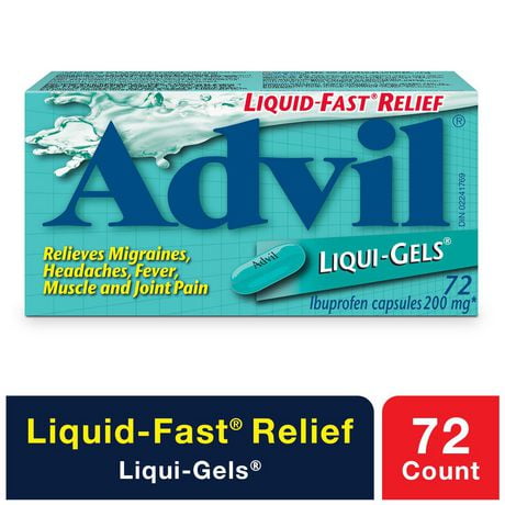 Advil Liqui Gels 72's 