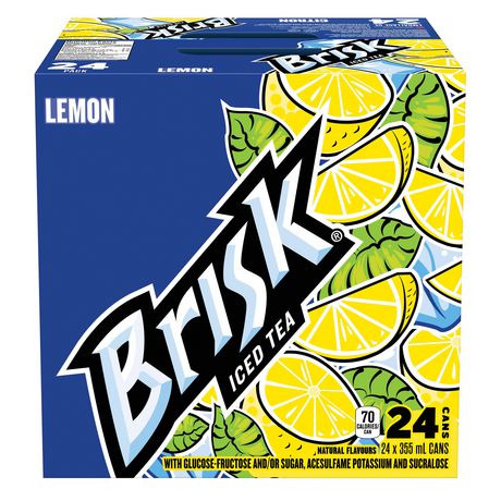 lipton brisk iced tea cans
