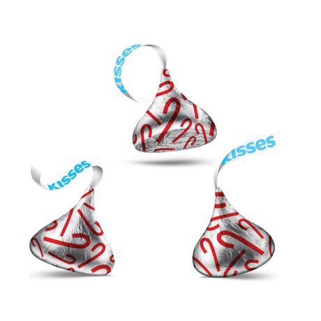 HERSHEY'S KISSES Holiday Candy Cane Mint Candies, Holiday and Christmas ...