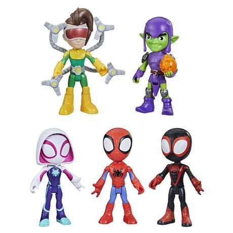 Marvel Spidey and His Amazing Friends, collection de figurines Web Squad À partir de 3 ans