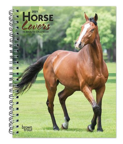 Horse Lovers 2021 6 x 7.75 Inch Weekly Engagement Calendar, Animals