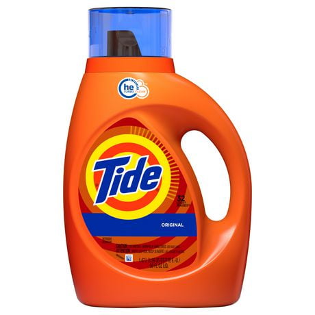 Tide HE Turbo Clean Original Scent Liquid Laundry Detergent | Walmart ...