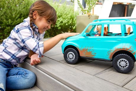 Barbie Doll And Off-Road Vehicle 