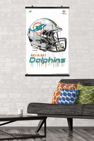 Trends International NFL Buffalo Bills - Drip Helmet 20 Wall Poster,  22.375 x 34, Premium Poster & Clip Bundle