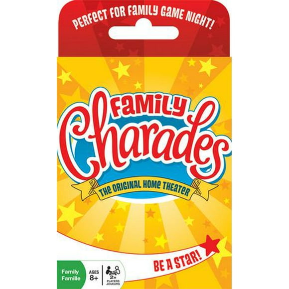 Outset Media Family Charades Card GAME, Family Charades Card Game
