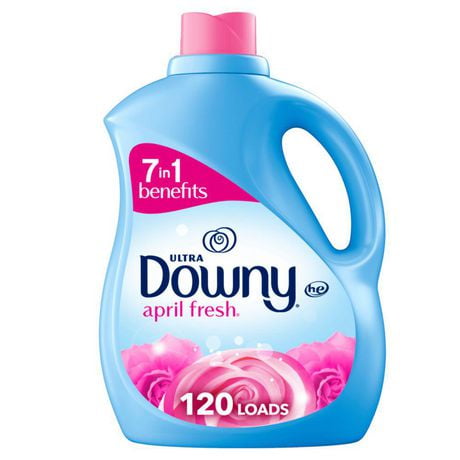 Downy Ultra Laundry Liquid Fabric Softener (Fabric Conditioner), April Fresh, 120 Loads, 2.63L