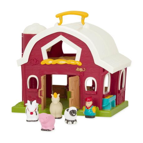 Big Red Barn, Farm Animal Set for Toddlers