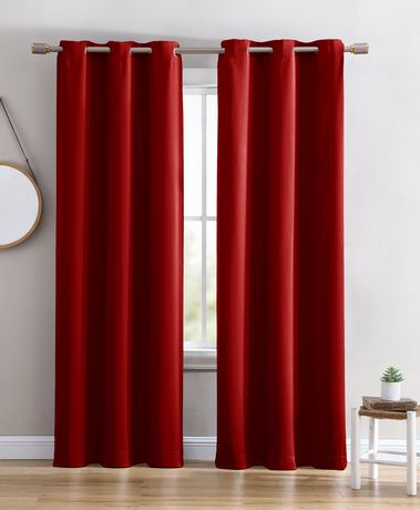 IBAOLEA Bedroom Curtains Blackout Drapery Panels, Three Pass