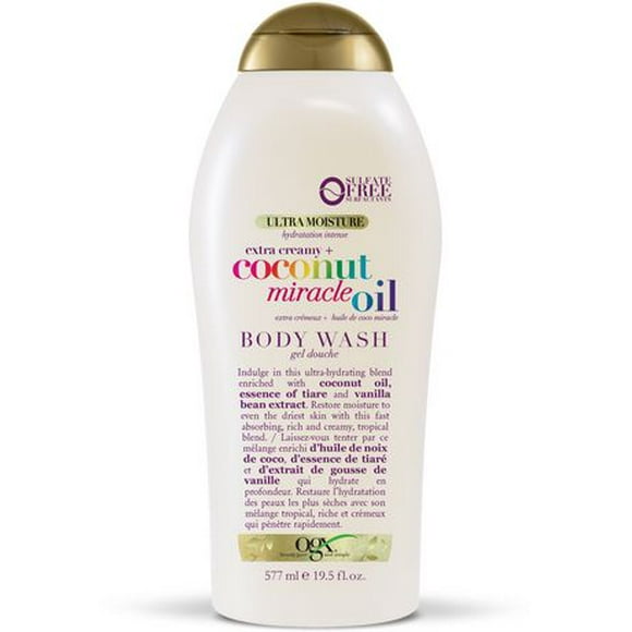 OGX huile miracle à la noix de coco gel douche 577 ml