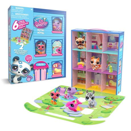 Littlst Pt Shop - Coffrt Swt and Styl - Boutiqu 4 n 1 - Pack d 3 Animaux, 15 accssoirs, 1 cart, 1 Cod Roblox - Mini-figurins Animaux à au millur prix