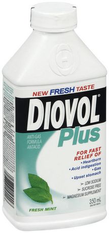 Diovol Plus Fresh Mint Antacid Liquid Walmart Canada