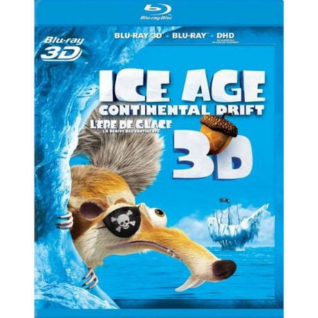 Ice Age 4: Continental Drift (Blu-ray 3D + Blu-ray + Digital HD ...