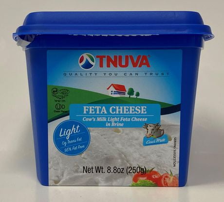 Tnuva Feta Cheese Light (Cow's Milk Light Feta Cheese in Brine