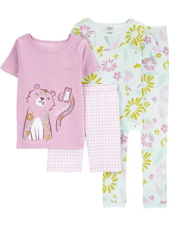 Carters Boys 12-24 Months Monster 4 Piece Pajama Set main image 1