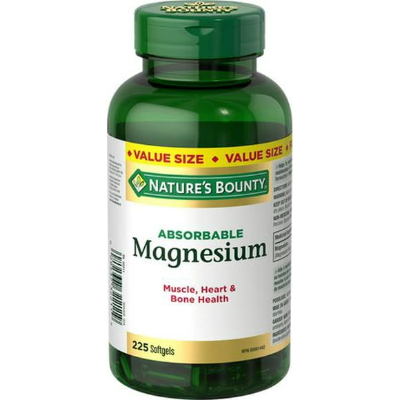 Absorbable Magnesium, 225 softgels