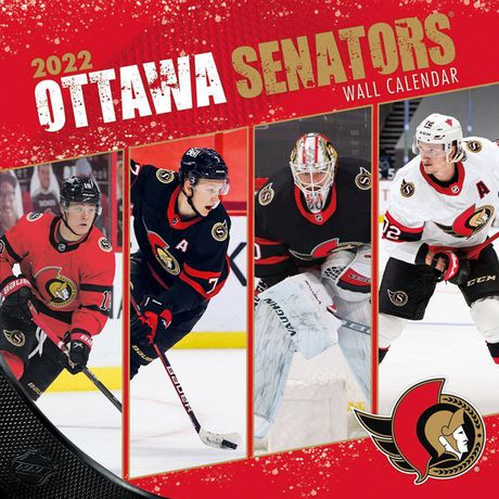 BrownTrout Publishers Ottawa Senators 2022 12 x 12 Inch Monthly Square