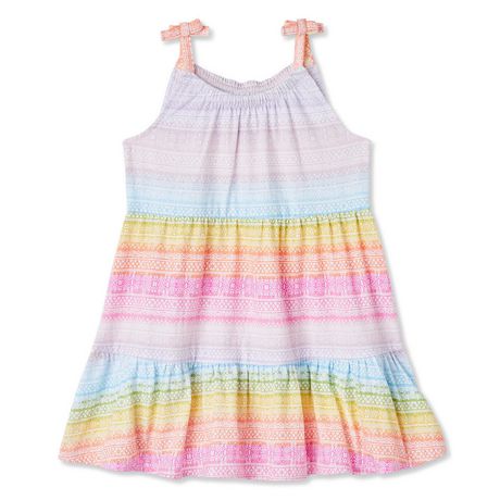 George Baby Girls' Tiered Dress | Walmart Canada