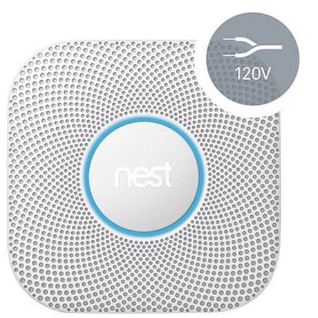 Google Nest Protect 2nd Generation Smart Smoke/Carbon Monoxide Wired Alarm - White, Alarm