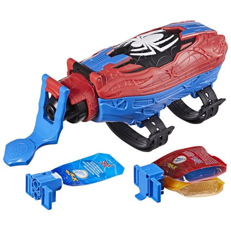 Marvel Spider-Man Real Webs Ultimate Web Blaster, 2-in-1 Blaster, Role Play Toy, Spider-Man Costume, Spider-Man Toys, Ages 5 and up