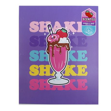 U Style Snacks Two-Pocket Paper Folder, Shake, 2517