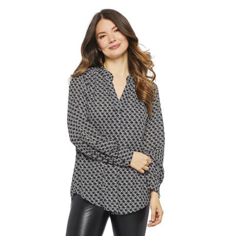 George Women's Chiffon V-Neck Tunic | Walmart Canada