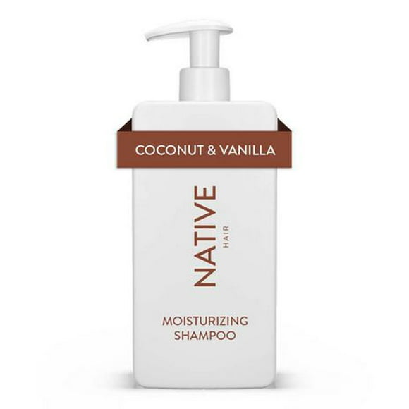 Native Moisturizing Shampoo, Coconut & Vanilla, Sulfate & Paraben Free, 487mL