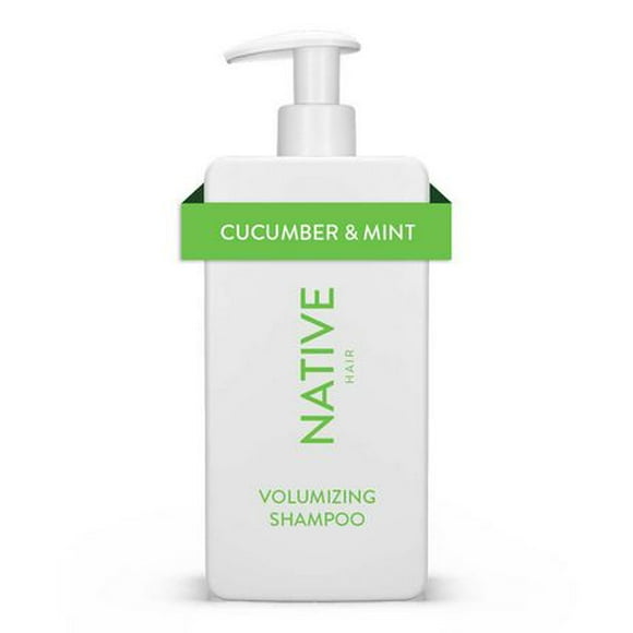 Native Volumizing Shampoo, Cucumber & Mint, Sulfate & Paraben Free, 487mL